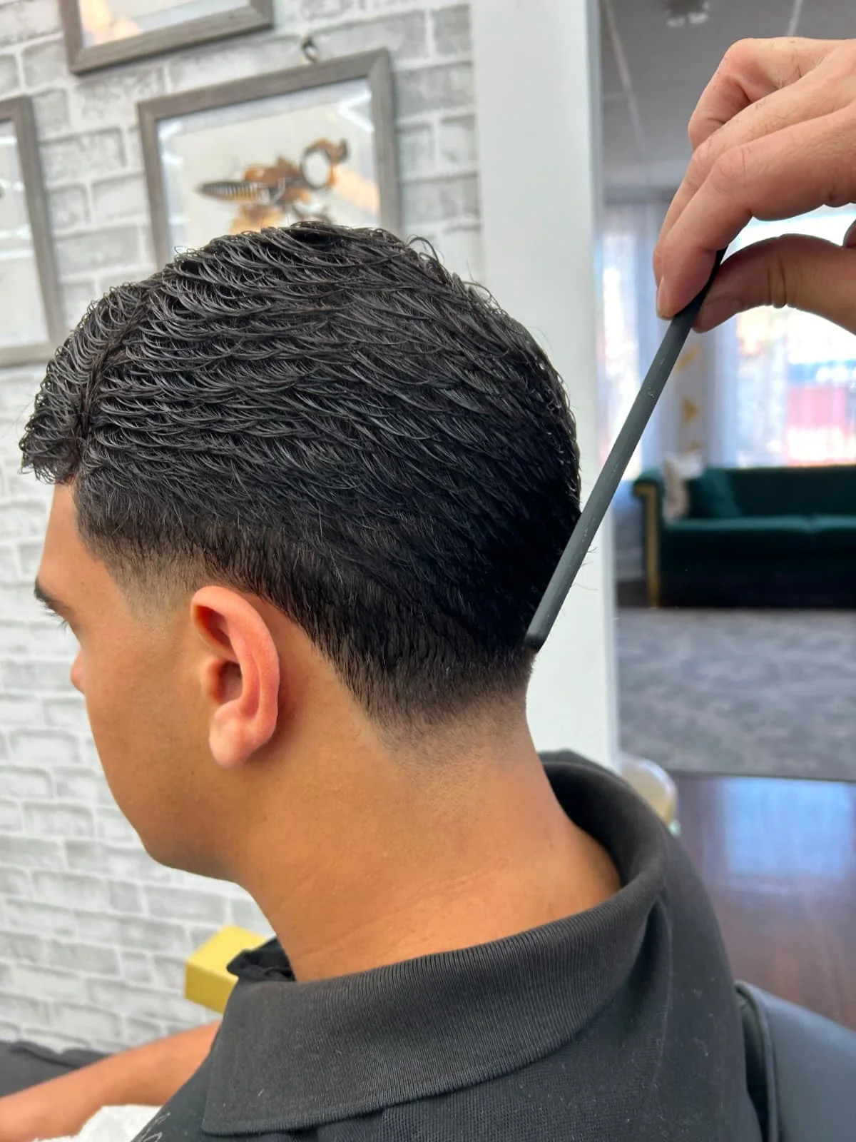 Real Men's grooming result: Clean fade
