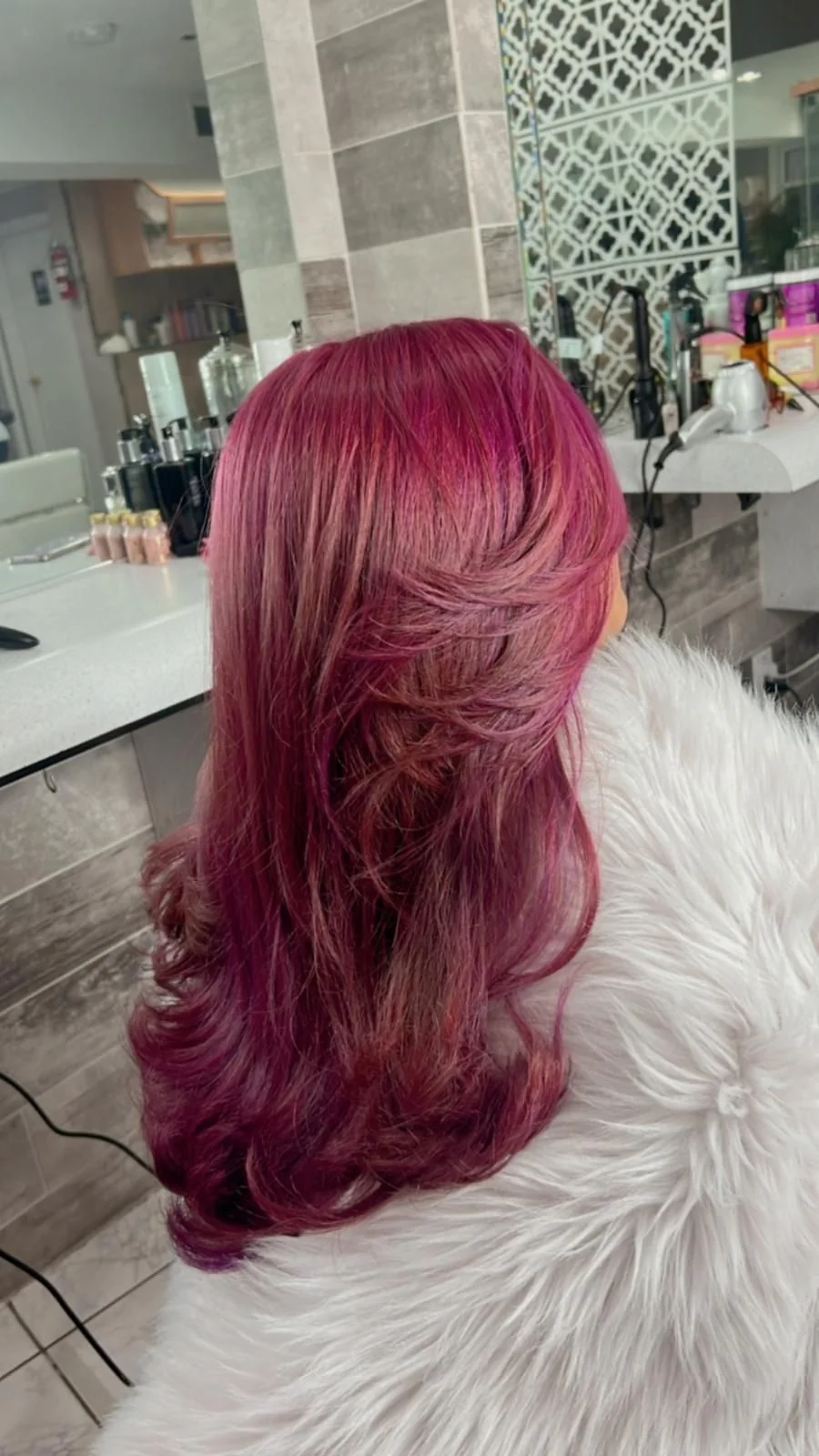 Real Hair result: Rich color transformation