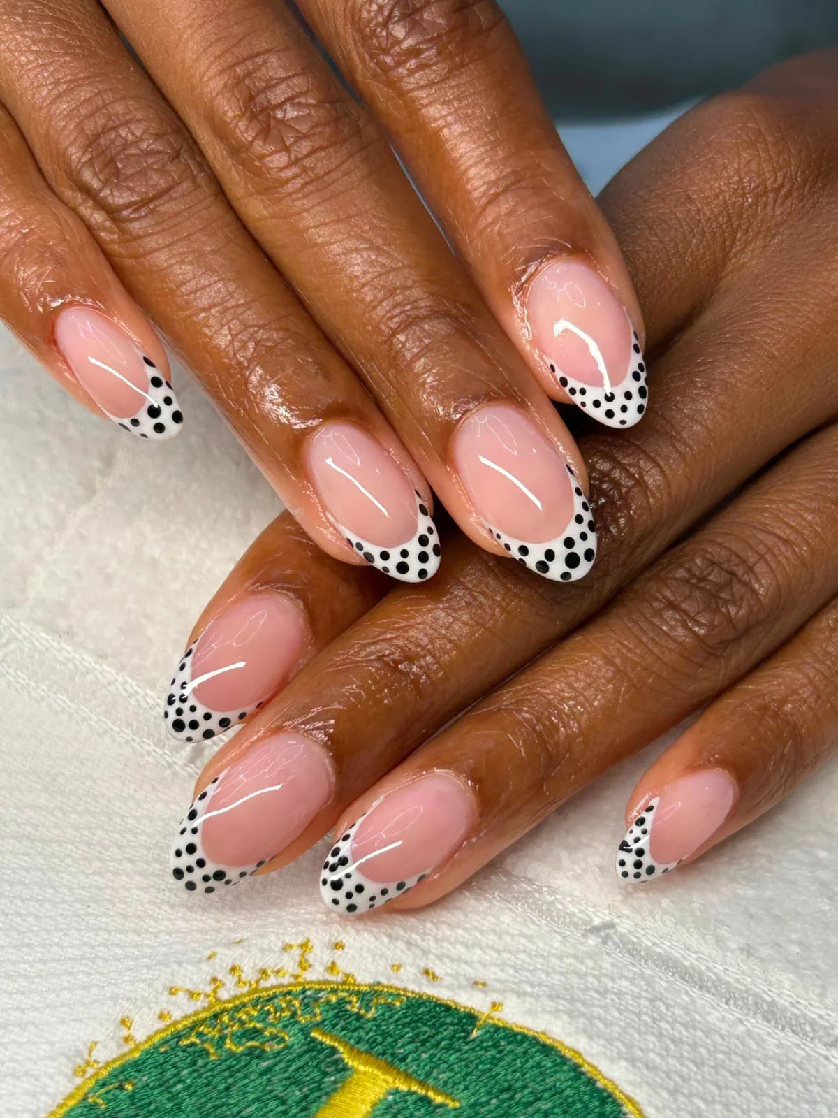 Real Nails result: Classic French detail